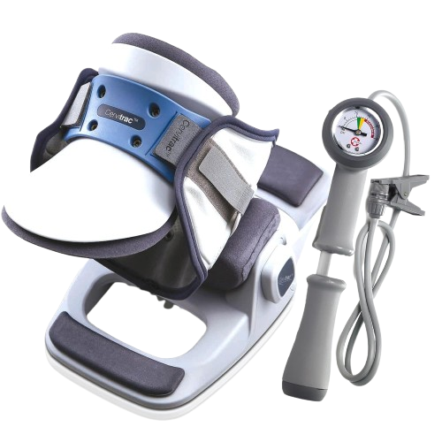 Adjustable cervical traction unit